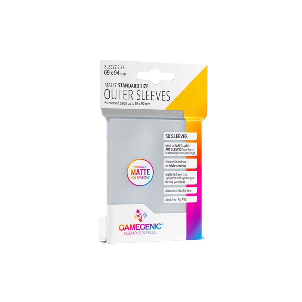 OUTER SLEEVES MATTE STANDARD SIZE | Gopher Games