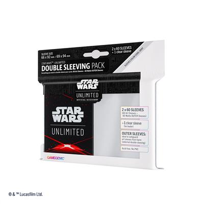 Star Wars: Unlimited Art Sleeves Double Sleeving Pack - Space Red | Gopher Games