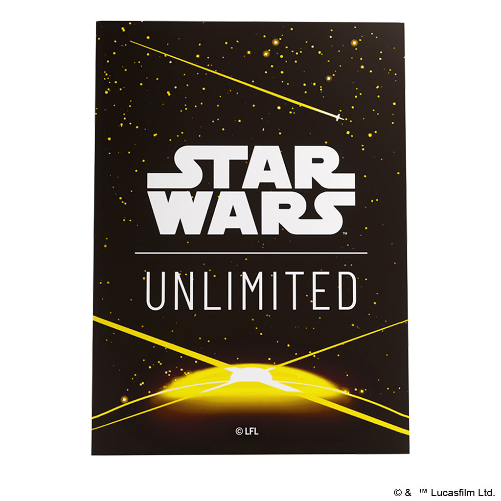 Star Wars: Unlimited Art Sleeves - Card Back Yellow Gopher Games Star Wars: Unlimited Art Sleeves - Card Back Yellow Gopher Games