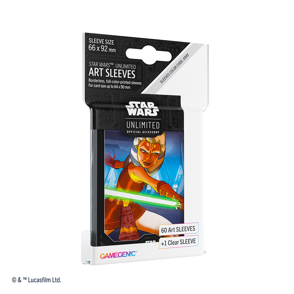 (preorder) Star Wars: Unlimited Art Sleeves Ahsoka Tano | Gopher Games