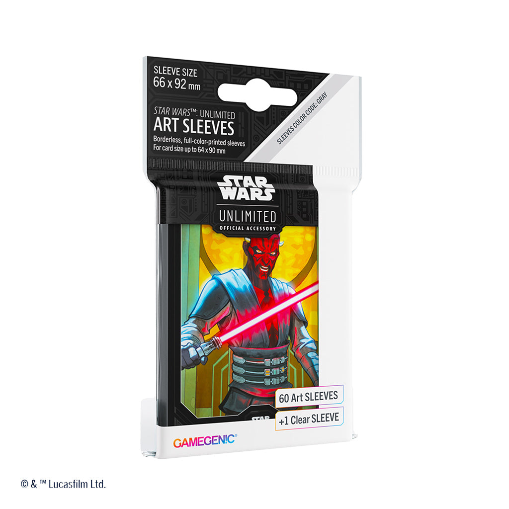 (preorder) Star Wars: Unlimited Art Sleeves Darth Mau | Gopher Games