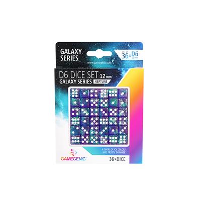 GALAXY SERIES - NEPTUNE - D6 DICE SET 12 MM (36 PCS) | Gopher Games