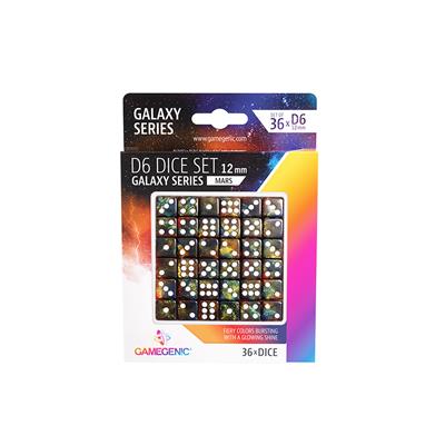 GALAXY SERIES - MARS - D6 DICE SET 12 MM (36 PCS) | Gopher Games