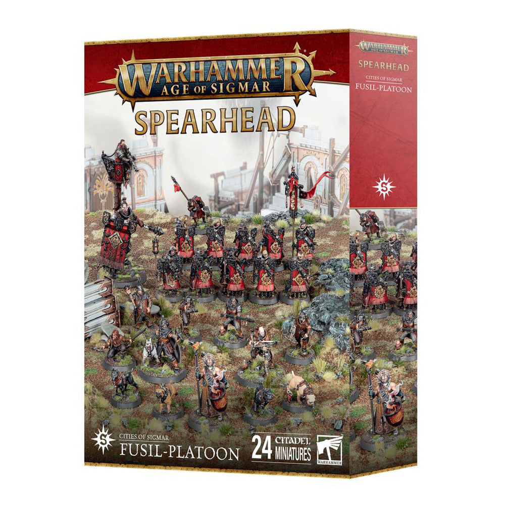 SPEARHEAD:CITIES OF SIGMAR FUSIL-PLATOON | Gopher Games