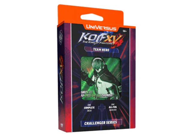 (Pre-Order Release Date 01/30/2026) UNIVERSUS CCG: CHALLENGER SERIES: THE KING OF FIGHTERS XV (Team Hero deck) | Gopher Games