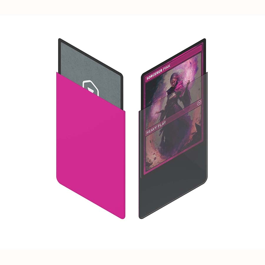 CURV SLEEVES: STANDARD 100: SORCERER PINK | Gopher Games