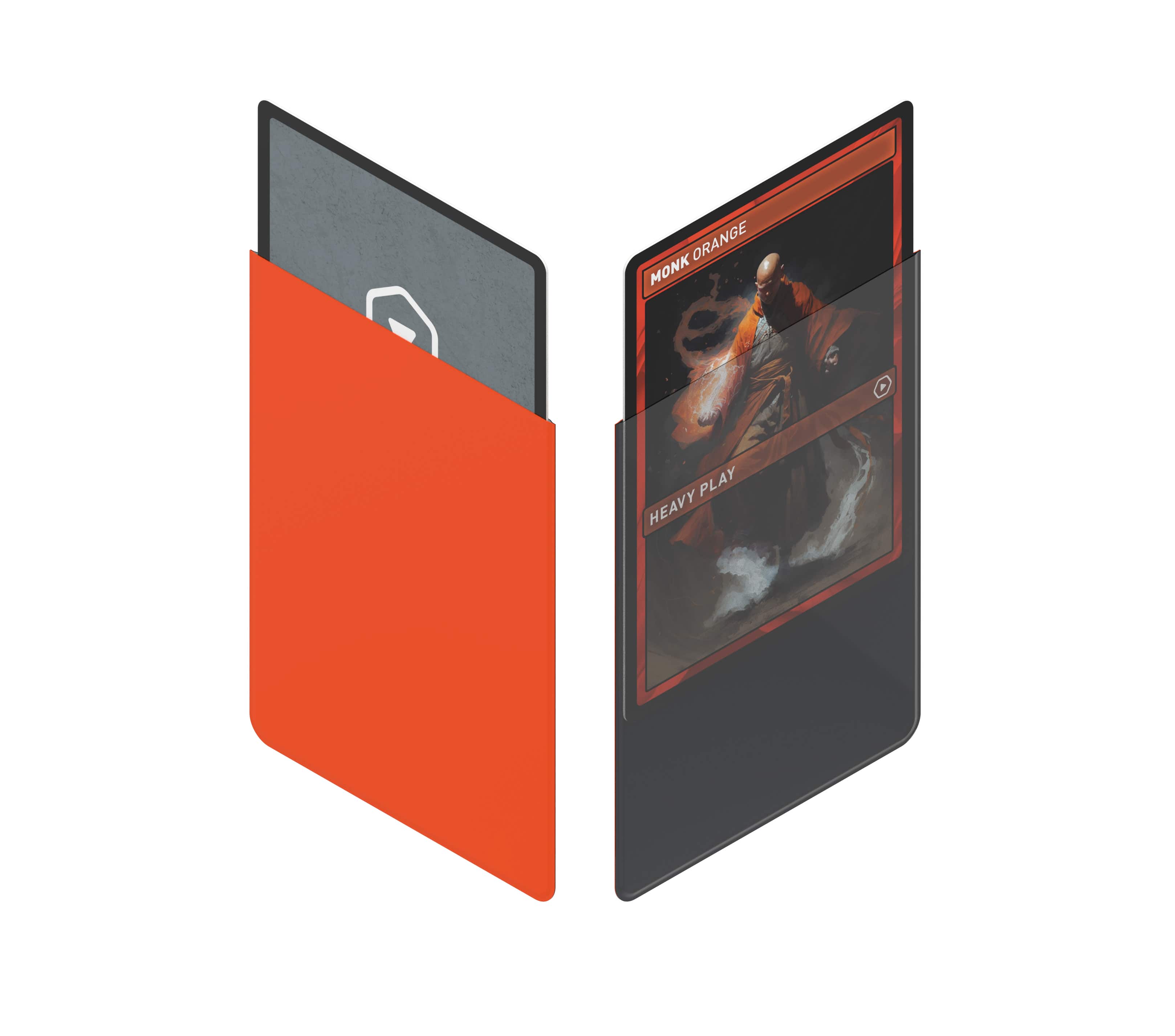 CURV SLEEVES: STANDARD 100: MONK ORANGE | Gopher Games