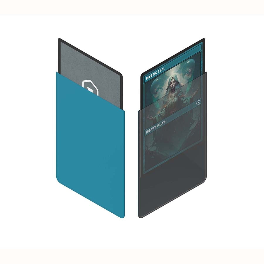 CURV SLEEVES: STANDARD 100: MYSTIC TEAL | Gopher Games