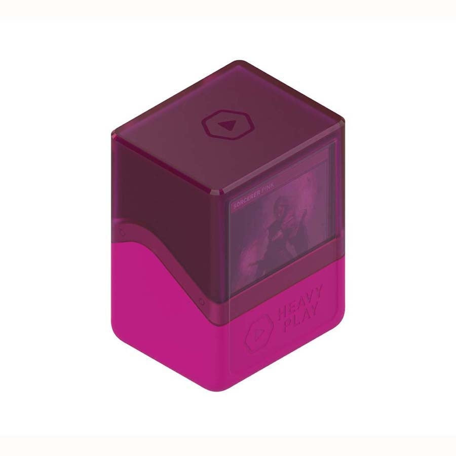 HEAVY PLAY: RFG DECKBOX 100 DS: SORCERER PINK | Gopher Games