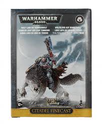Space Wolves Wolf Lord on Thunderwolf (Damaged Box) | Gopher Games