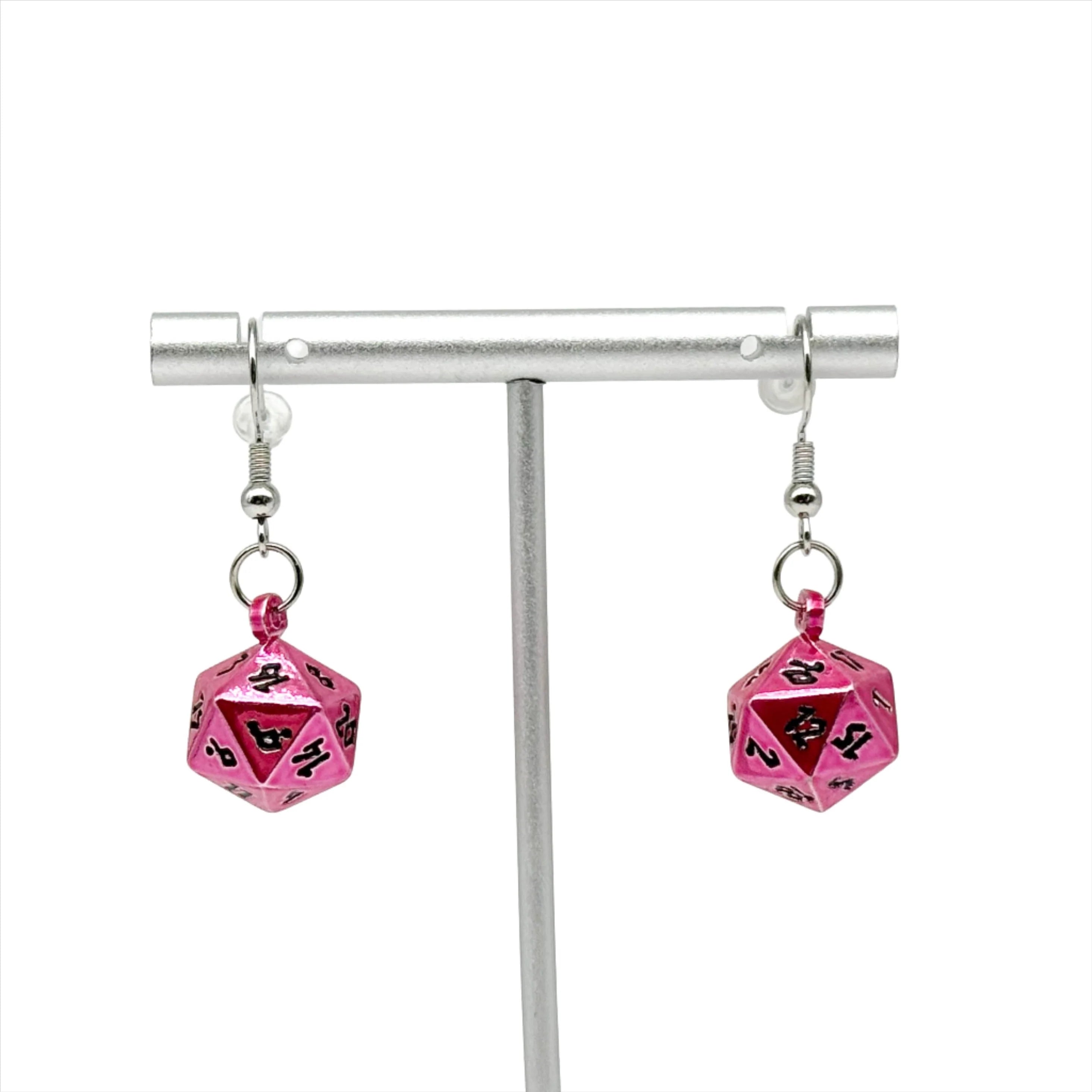 Dissonant Whispers - Ioun Stone D20 Dice Earrings by Norse Foundry | Gopher Games