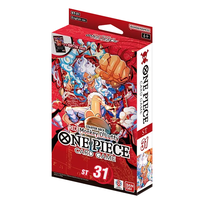 ONE PIECE TCG: STARTER DECK -RED Monkey.D.Luffy- [ST-31] | Gopher Games