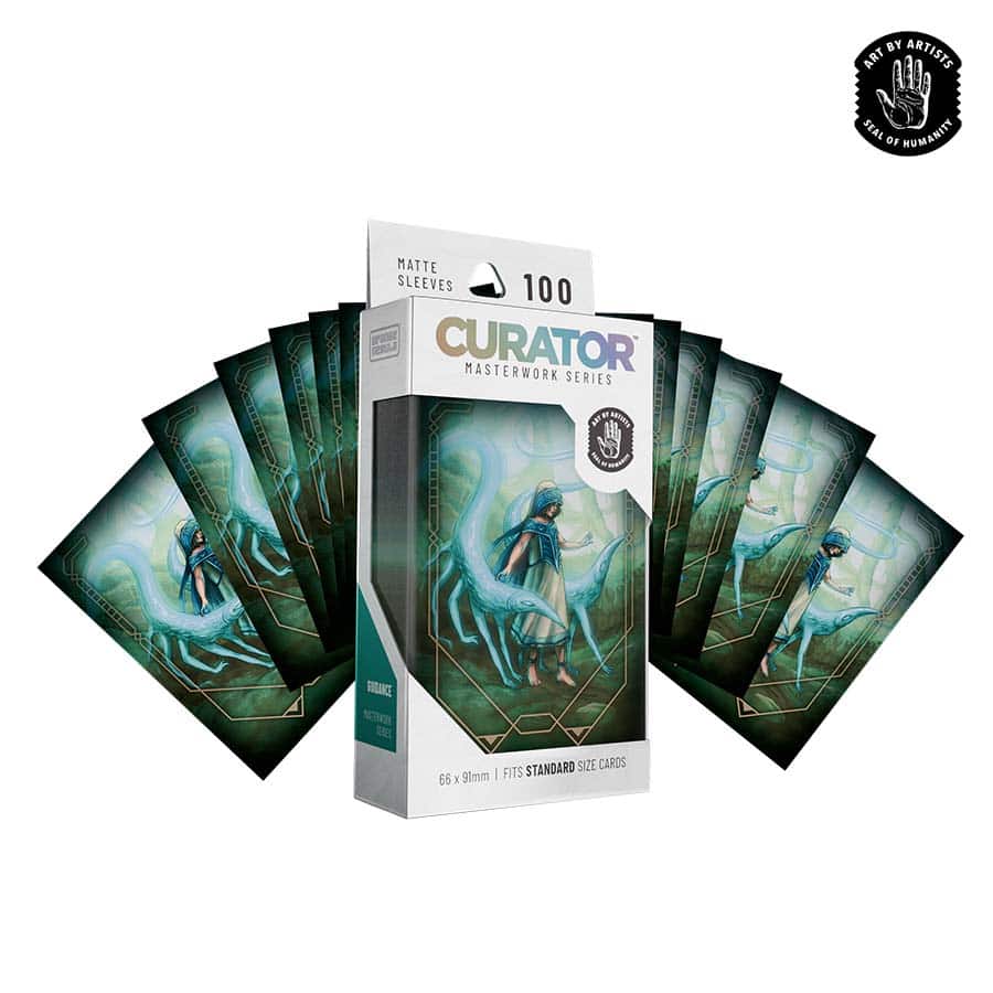 ORANGE NEBULA: CURATOR: MASTERWORK SLEEVES: GUIDANCE (BRITTANY BOWMAN) (100CT) | Gopher Games
