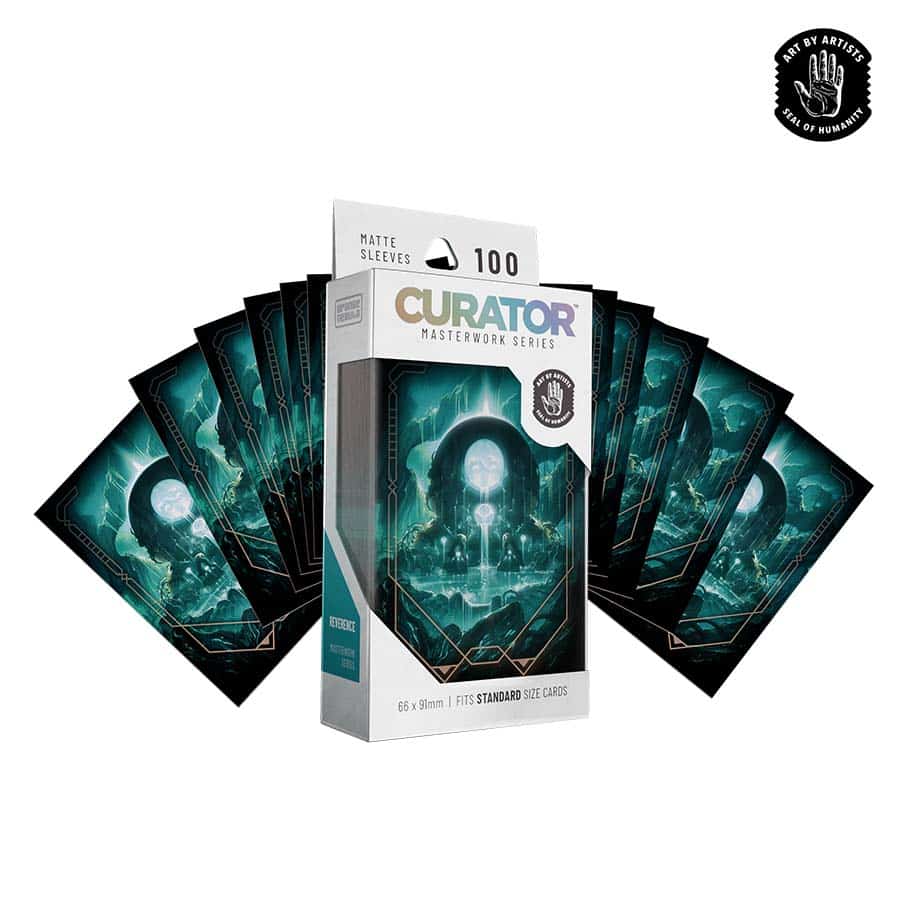 ORANGE NEBULA: CURATOR: MASTERWORK SLEEVES: REVERENCE (SERGIO CHAVES) (100CT) | Gopher Games