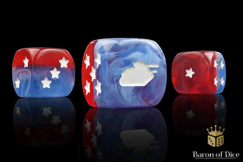 Battle Tank Dice (rounded corner) | Gopher Games