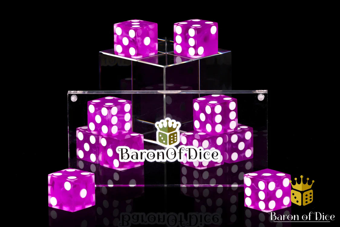 Precision Dice | Electric Pink | Gopher Games