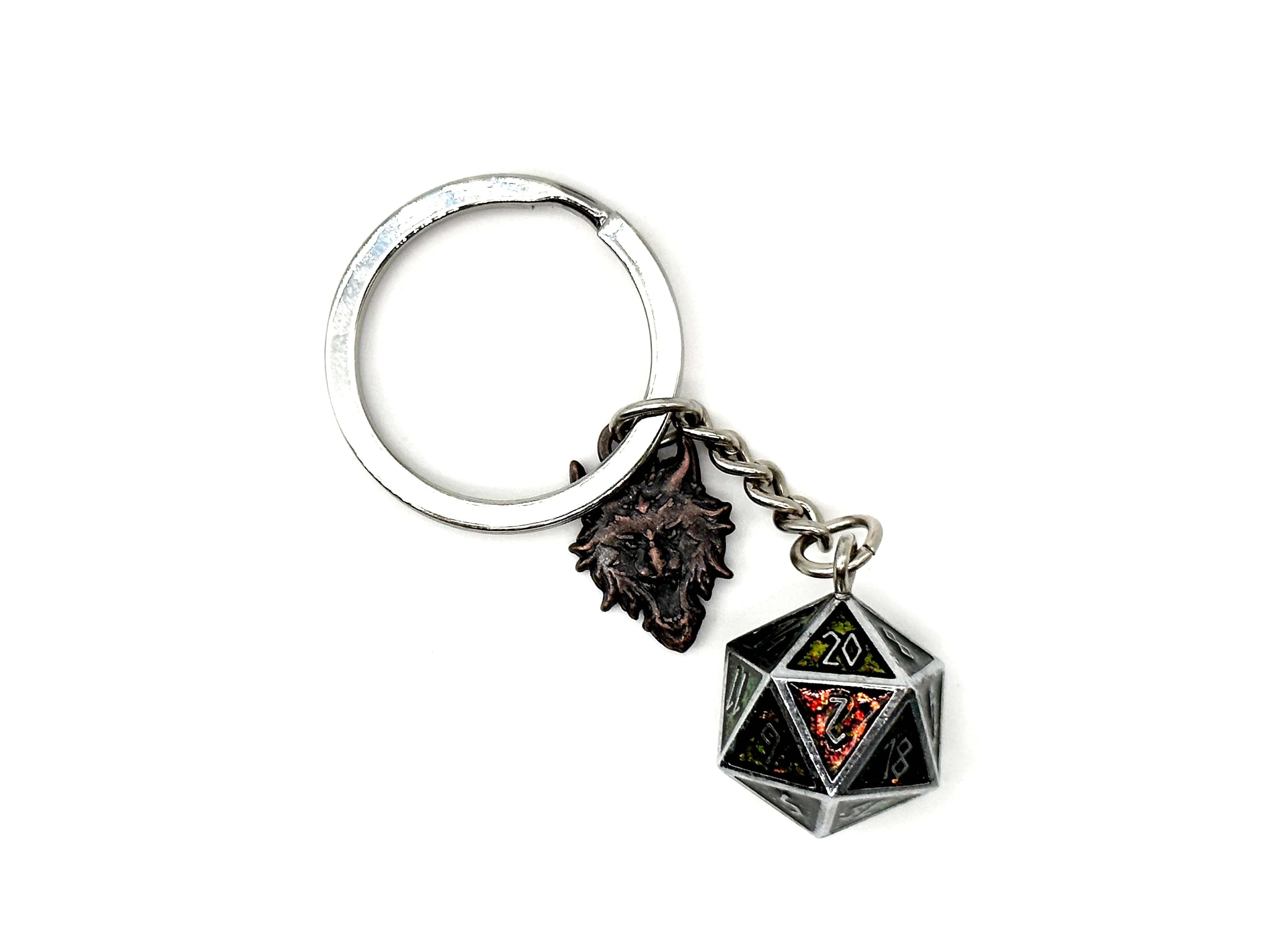 Norse D20 Keychains - Sparkle Purple | Gopher Games