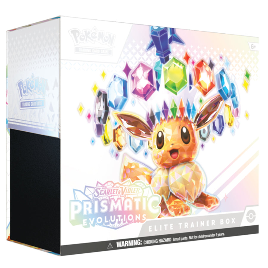 (preorder) POKEMON TCG: SCARLET AND VIOLET: PRISMATIC EVOLUTIONS ELITE TRAINER BOX | Gopher Games