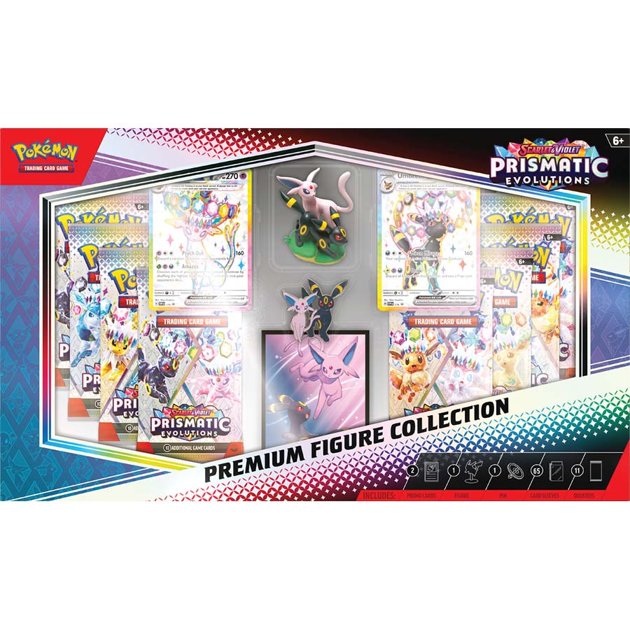 POKEMON TCG: SCARLET AND VIOLET: PREMIUM FIGURE COLLECTION: PRISMATIC EVOLUTIONS | Gopher Games