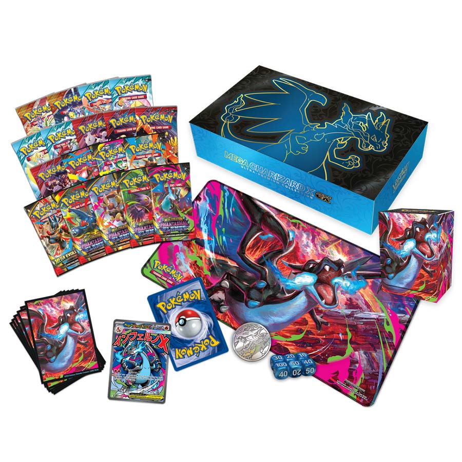 POKEMON TCG: MEGA CHARIZARD X EX ULTRA-PREMIUM COLLECTION (2025) | Gopher Games
