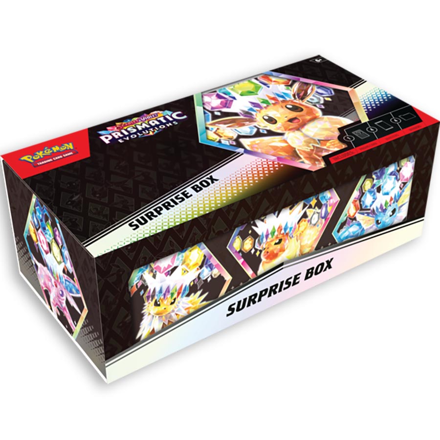 (preorder) POKEMON TCG: SCARLET AND VIOLET: PRISMATIC EVOLUTIONS SURPRISE BOX [LIMIT 1 PER CUSTOMER] | Gopher Games