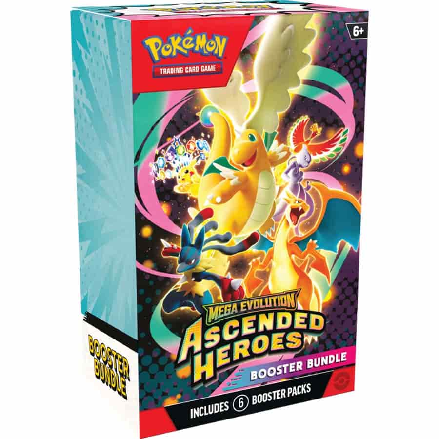 ( Limit 1 per person )POKEMON TCG: MEGA EVOLUTION: ASCENDED HEROES: BOOSTER BUNDLE | Gopher Games