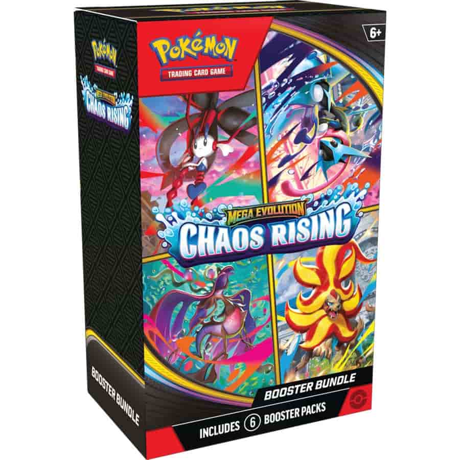 POKEMON TCG: MEGA EVOLUTION CHAOS RISING (ME04) BOOSTER BUNDLE (6CT) | Gopher Games
