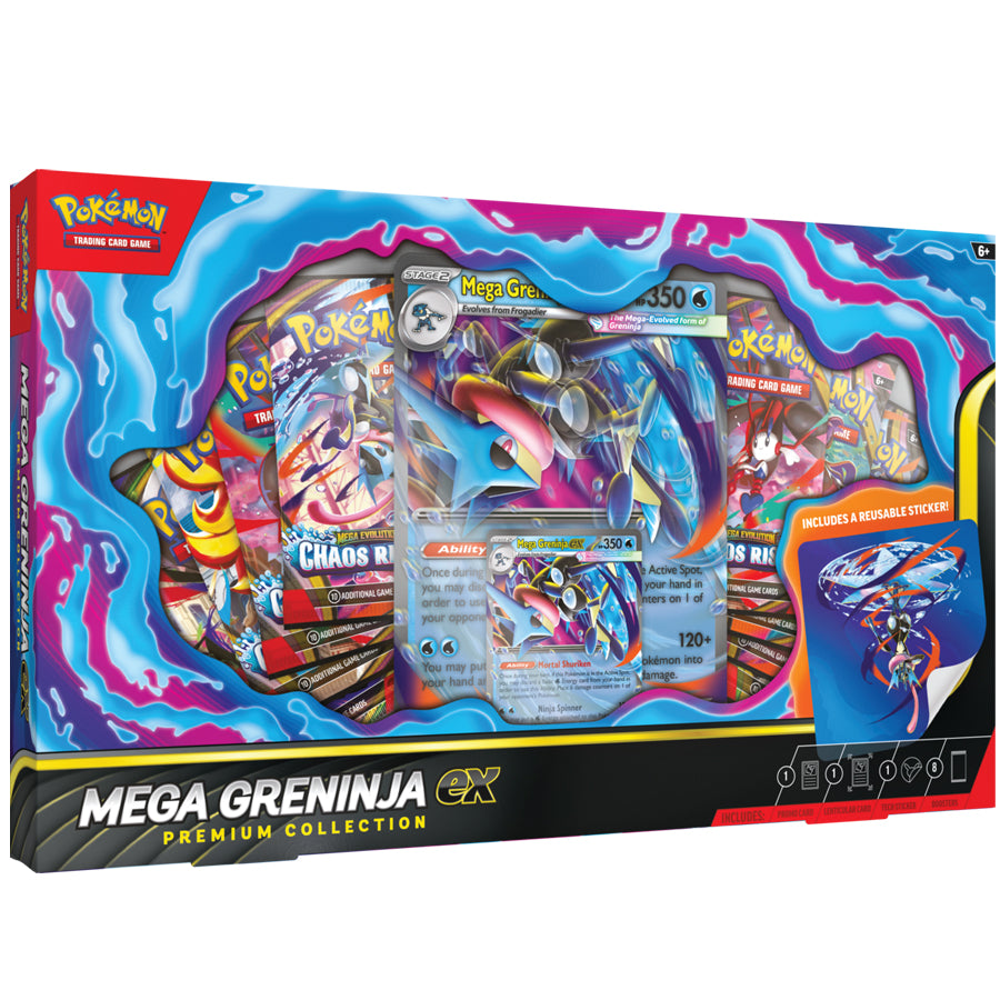POKEMON TCG: MEGA GRENINJA EX PREMIUM COLLECTION | Gopher Games