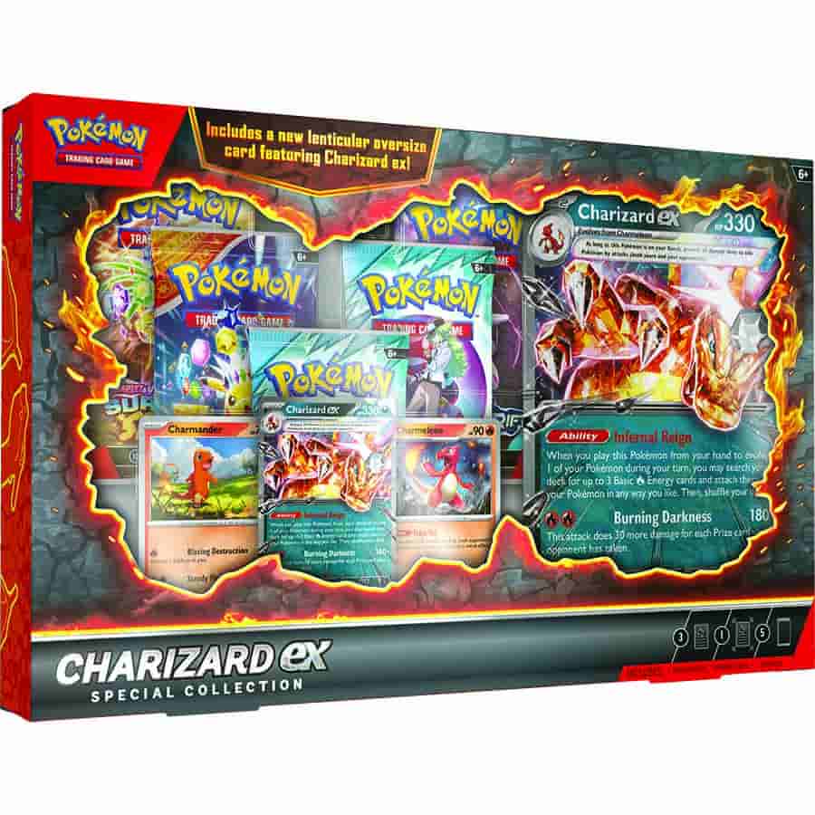 (preorder release April 11) POKEMON TCG: CHARIZARD EX SPECIAL COLLECTION [LIMIT 1 PER PERSON] | Gopher Games