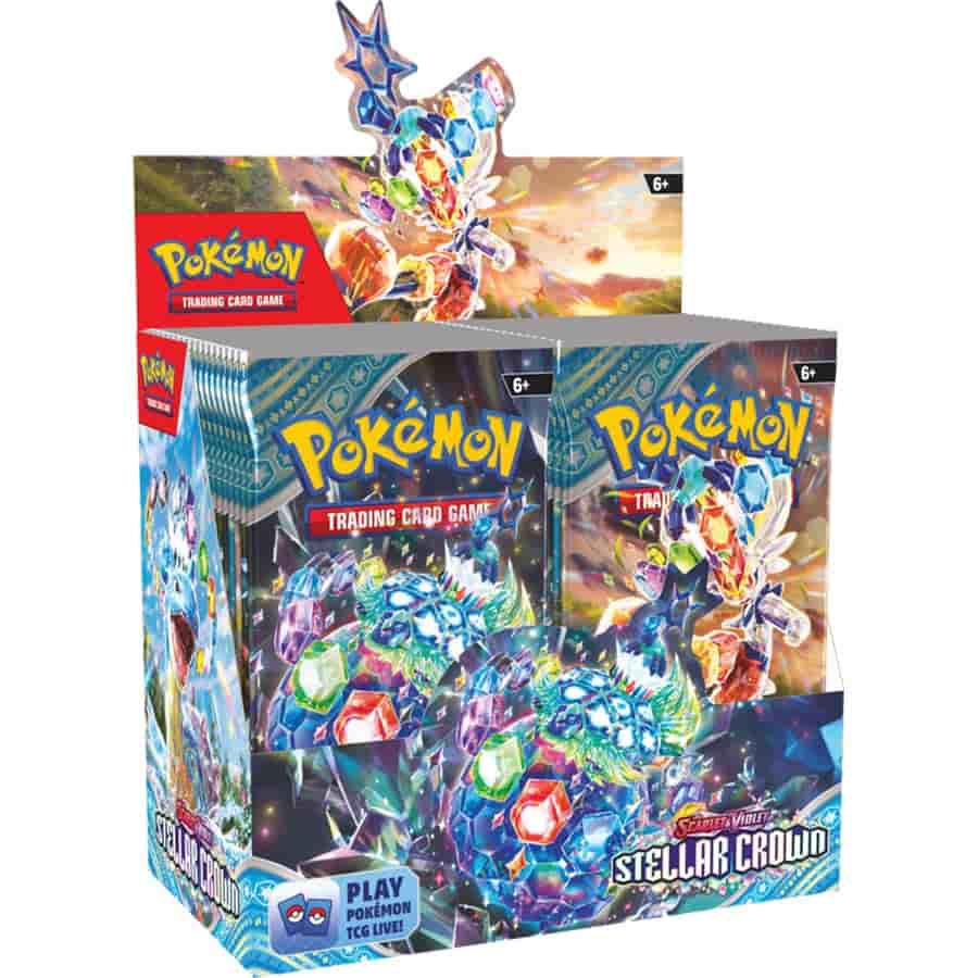 POKEMON TCG: SCARLET AND VIOLET STELLAR CROWN BOOSTER BOX | Gopher Games