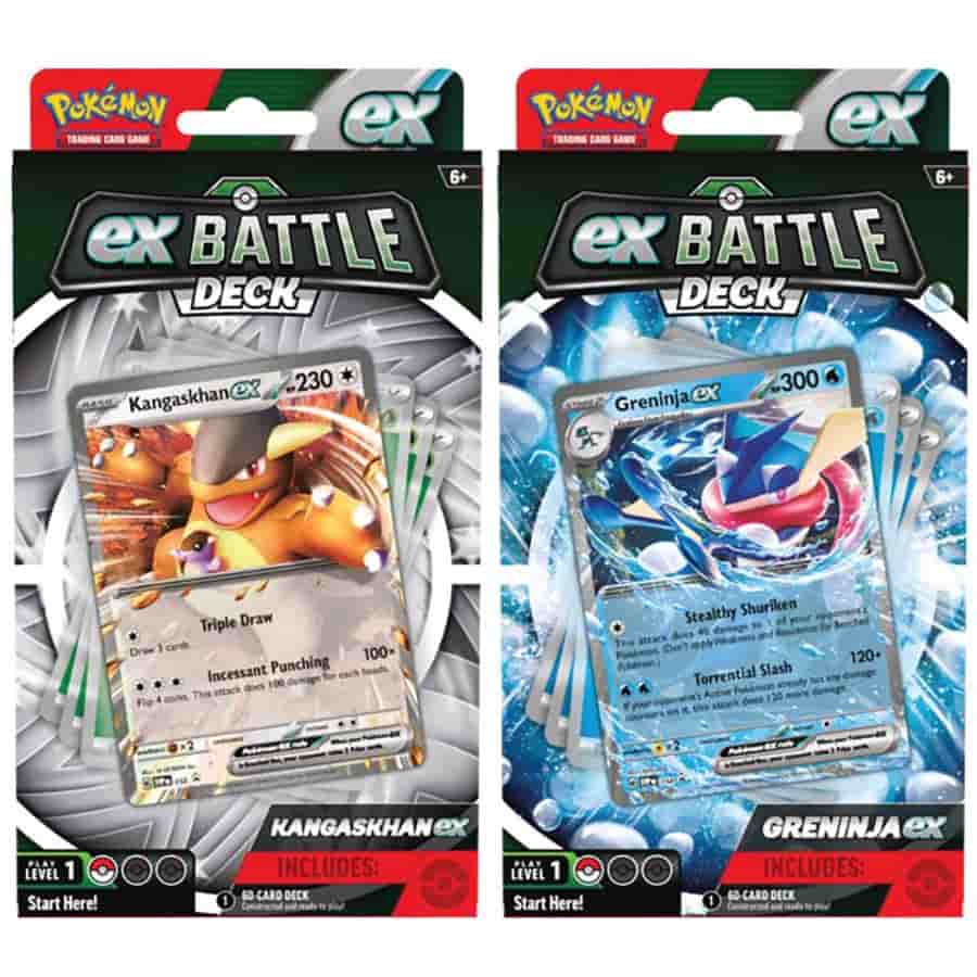 POKEMON TCG: BATTLE DECKS: KANGASKHAN AND GRENINJA EX Gopher Games POKEMON TCG: BATTLE DECKS: KANGASKHAN AND GRENINJA EX Gopher Games