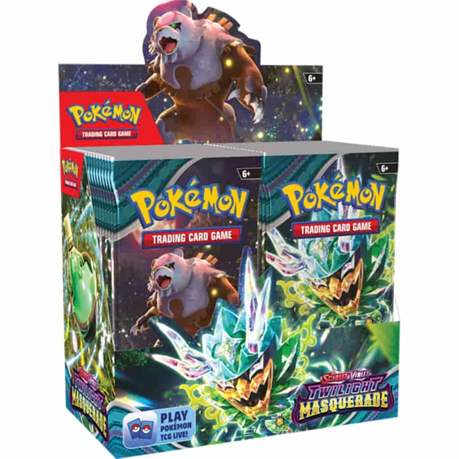 POKEMON TCG: SCARLET AND VIOLET TWILIGHT MASQUERADE BOOSTER DISPLAY (36CT) | Gopher Games