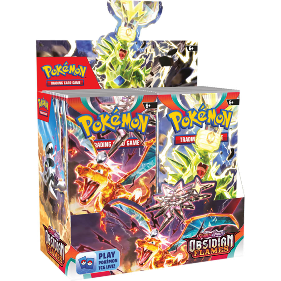 (Preorder) POKEMON TCG: SCARLET AND VIOLET: OBSIDIAN FLAMES: BOOSTER DISPLAY (36CT) | Gopher Games