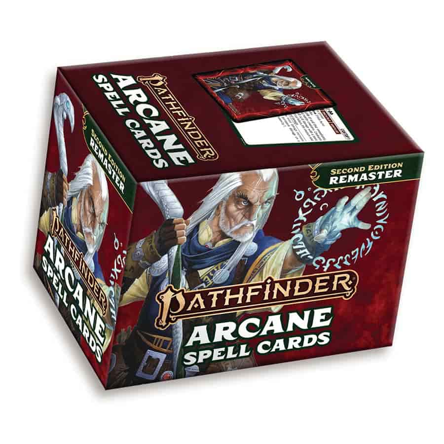 PATHFINDER RPG (2E): ARCANE SPELL CARDS (REMASTERED) | Gopher Games