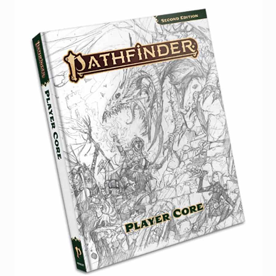 PATHFINDER 2E REMASTERED: PLAYER CORE SKETCH COVER | Gopher Games