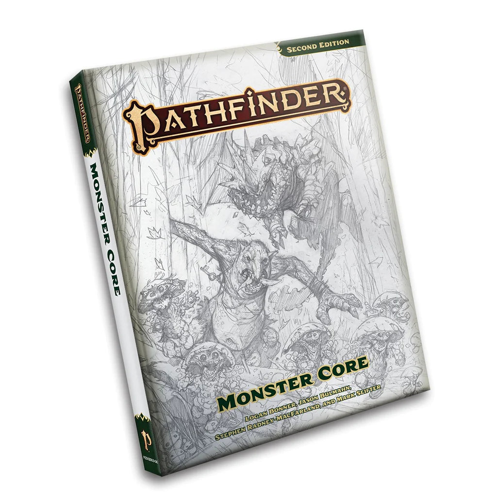 PATHFINDER 2E REMASTERED: MONSTER CORE SKETCH COVER | Gopher Games
