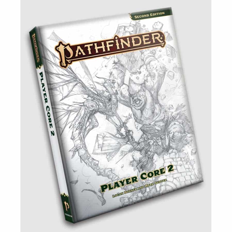 PATHFINDER RPG (2E): PATHFINDER PLAYER CORE 2 (SKETCH COVER) | Gopher Games