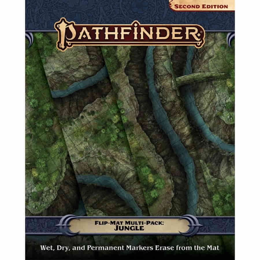 Pathfinder Flip-Mat Jungle Multi-pack | Gopher Games