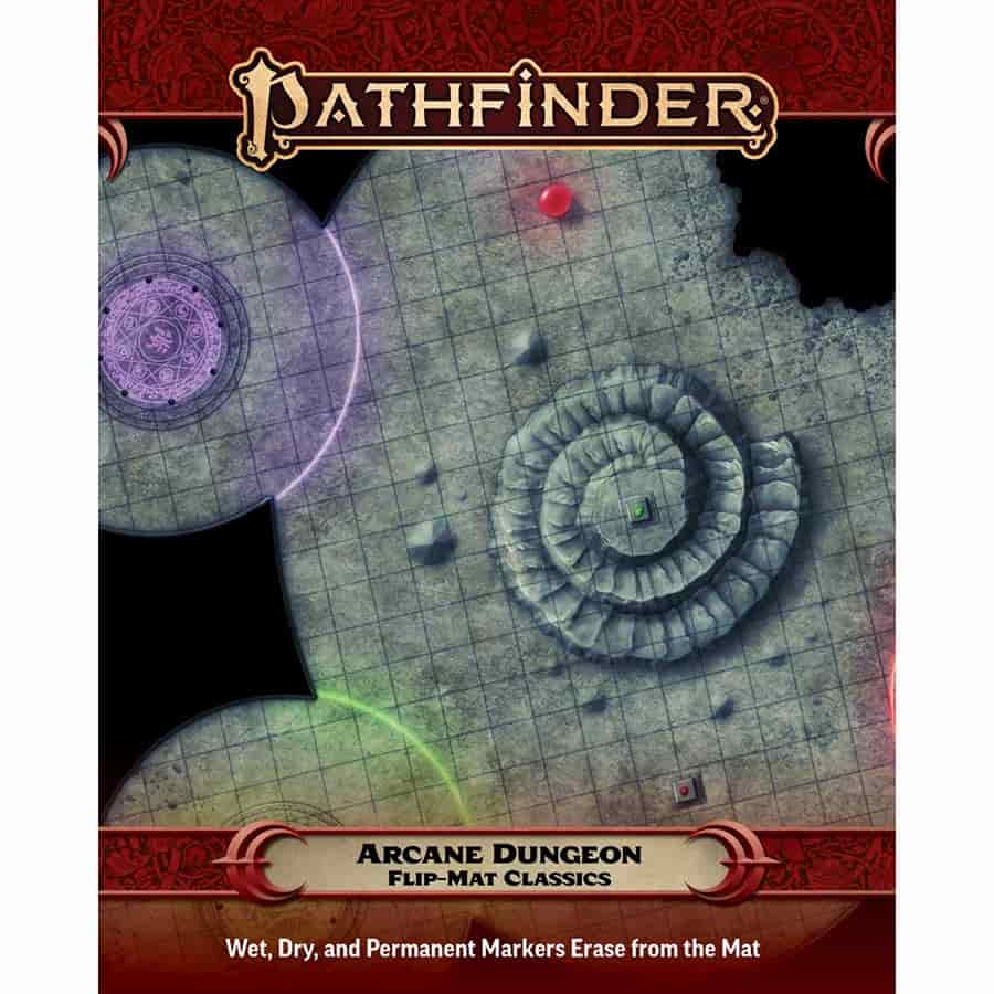 PATHFINDER RPG (2E): FLIP-MAT CLASSICS: ARCANE DUNGEON | Gopher Games