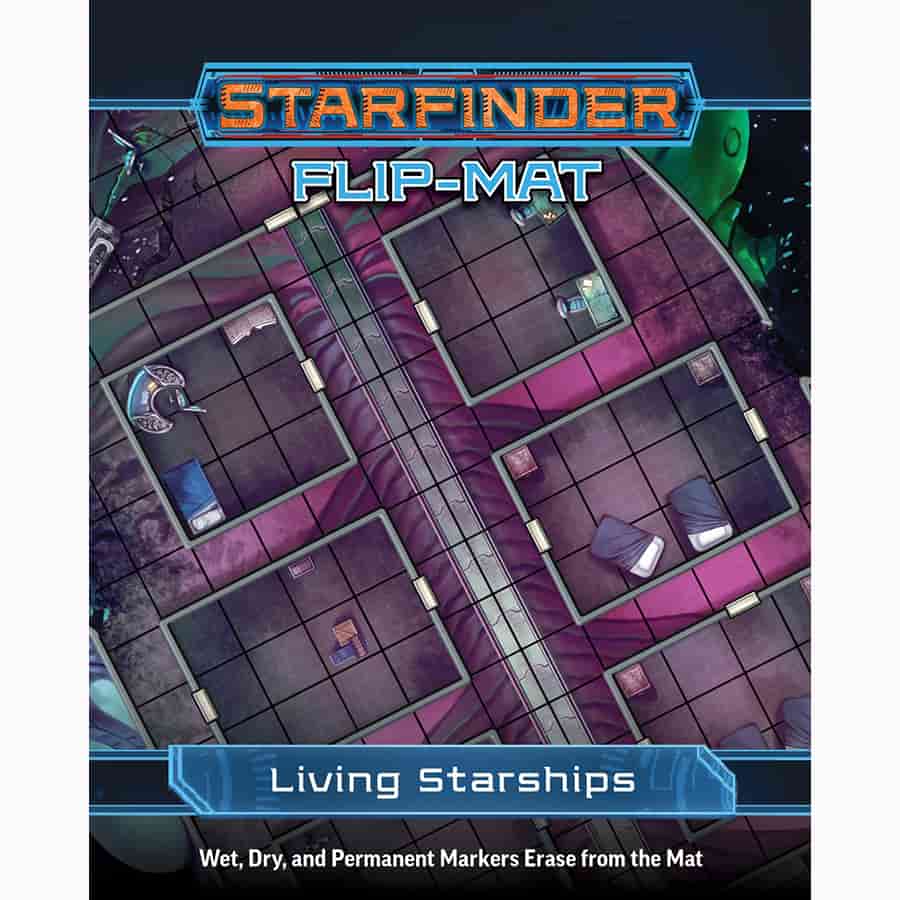 STARFINDER RPG: FLIP-MAT: LIVING STARSHIPS | Gopher Games