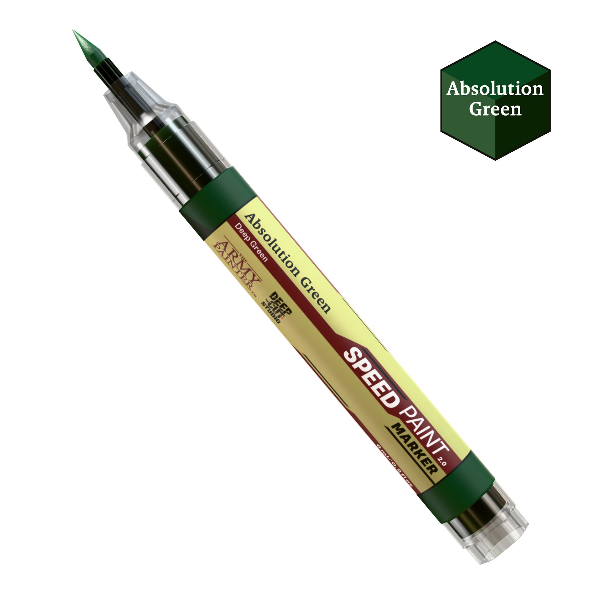 SPEEDPAINT MARKER: ABSOLUTION GREEN | Gopher Games