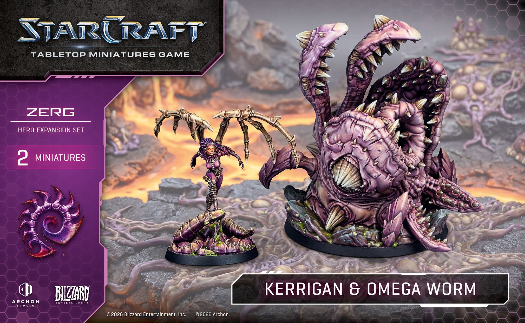 STARCRAFT: ZERG - KERRIGAN & OMEGA WORM | Gopher Games