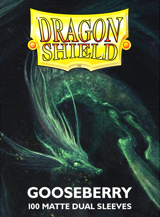 DRAGON SHIELD SLEEVES DUAL MATTE PASTELS GOOSEBERRY 100CT | Gopher Games