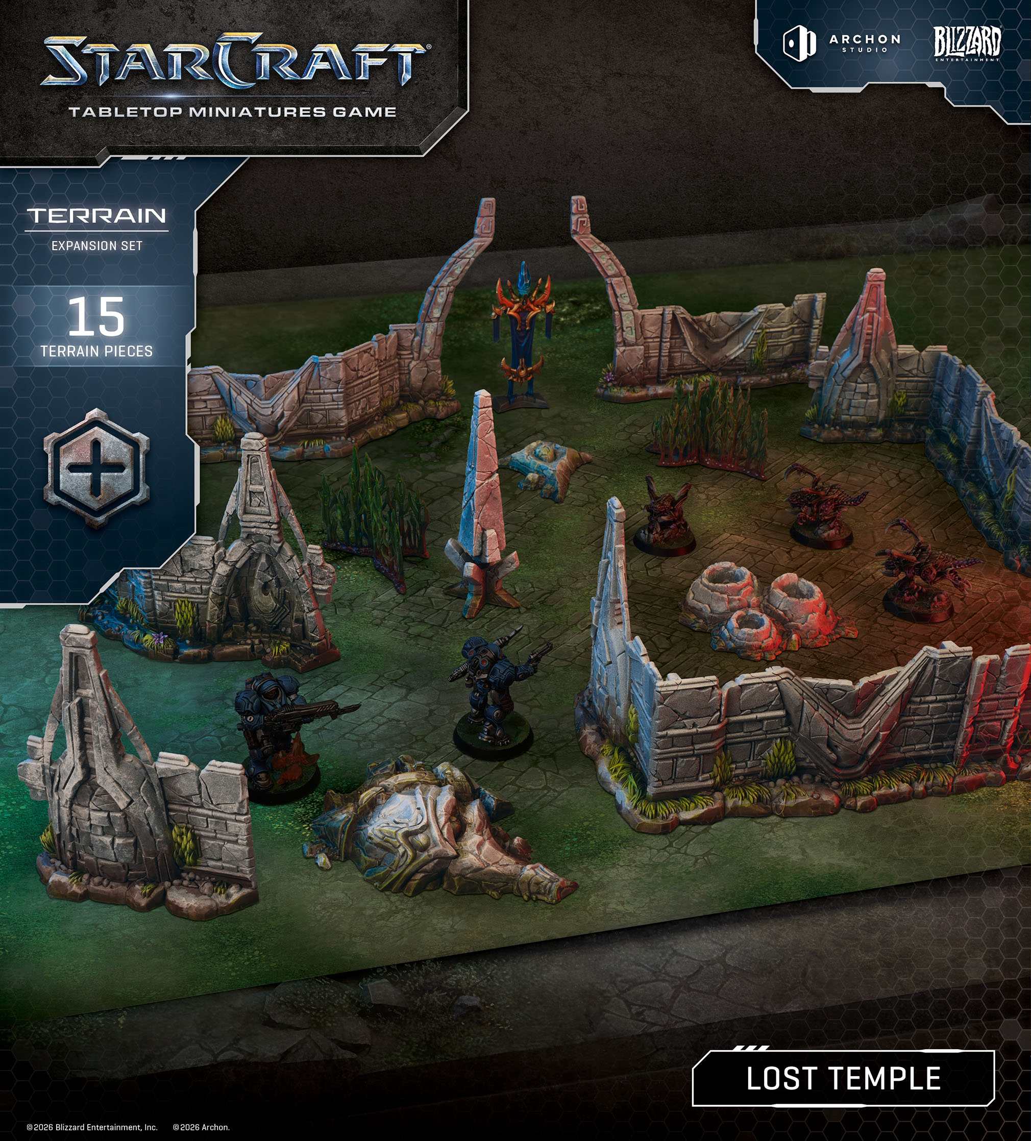 STARCRAFT: TERRAIN SET - LOST TEMPLE | Gopher Games