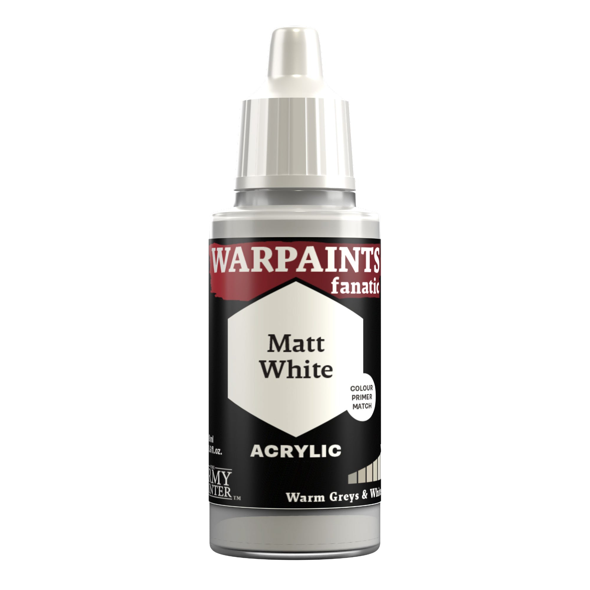 WARPAINTS: FANATIC ACRYLIC MATT WHITE | Gopher Games