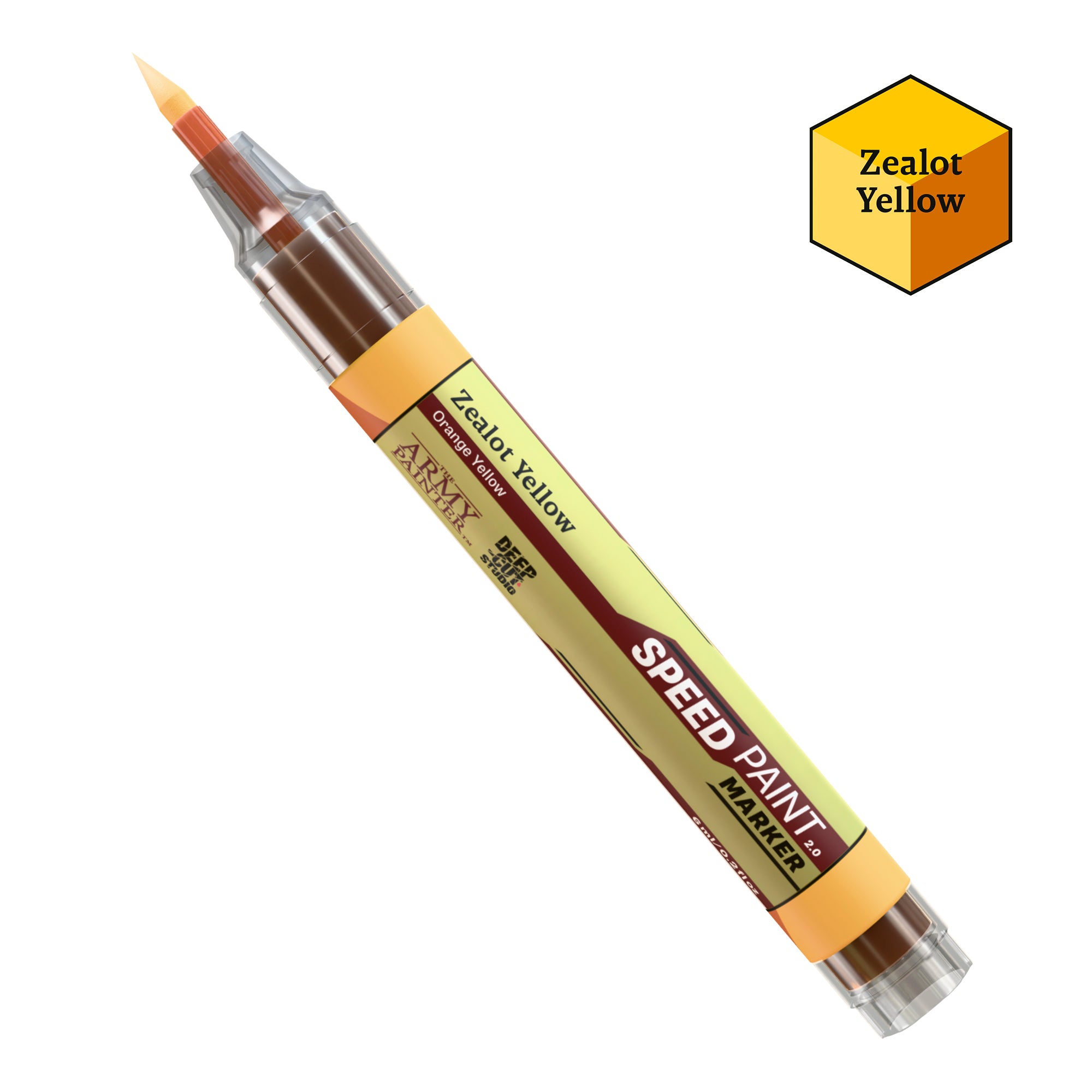SPEEDPAINT MARKER:  ZEALOT YELLOW | Gopher Games