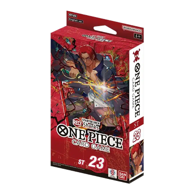 ONE PIECE TCG: RED Shanks STARTER DECKS DISPLAY (ST-23) Gopher Games ONE PIECE TCG: RED Shanks STARTER DECKS DISPLAY (ST-23) Gopher Games