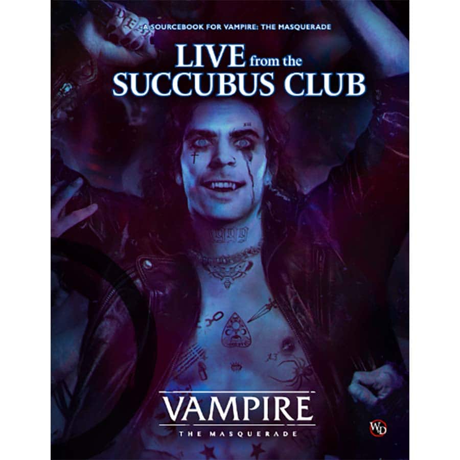 (Pre-Order Release Date 03/15/26) VAMPIRE: THE MASQUERADE (5E) RPG: LIVE FROM THE SUCCUBUS CLUB | Gopher Games