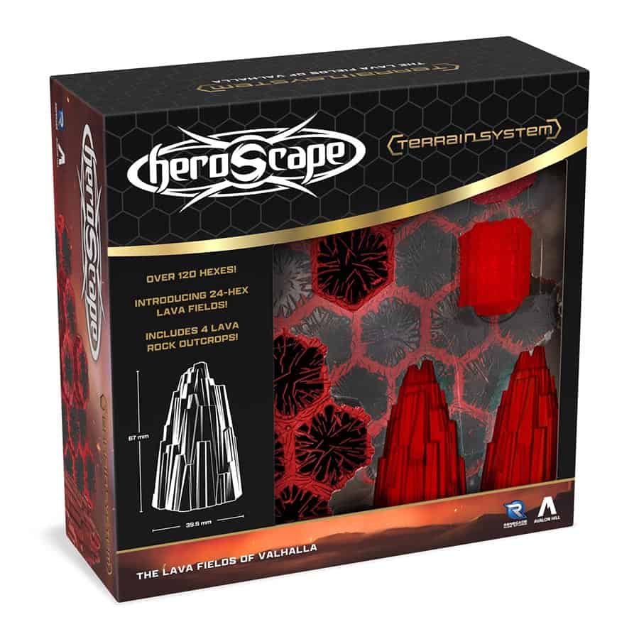 HEROSCAPE: BOILING TENSION: THE LAVA FIELDS OF VALHALLA TERRAIN EXPANSION | Gopher Games