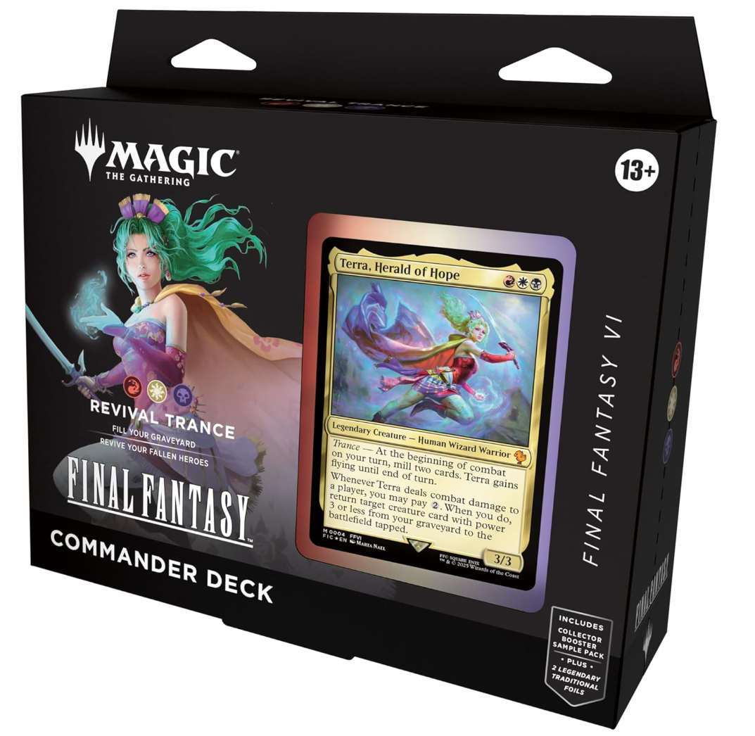 (preorder releases June 13th) MAGIC THE GATHERING: UNIVERSES BEYOND FINAL FANTASY COMMANDER DECKS | Gopher Games